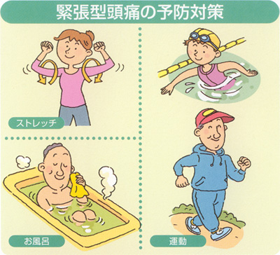 緊張型頭痛の予防対策